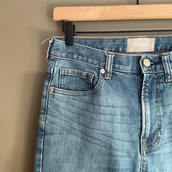 Everlane The Modern Boyfriend Jeans Size 26 Medium Wash Blue Denim Relaxed Fit‎ - Picture 7 of 16